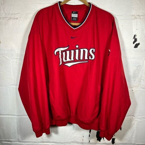 Minnesota Twins Nike Center Swoosh Windbreaker - Picture 1 of 7